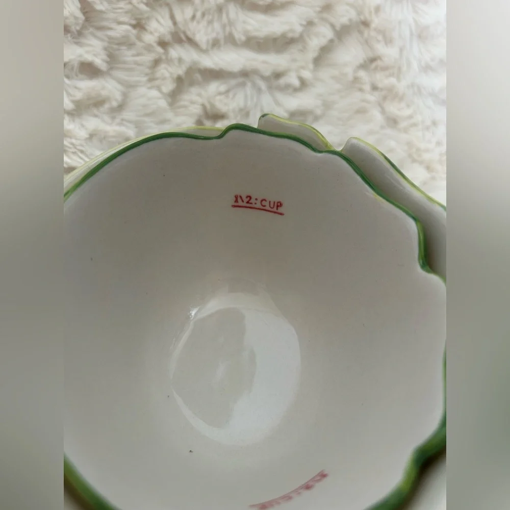 Pier 1 Imports Stoneware Owl Measuring Cups